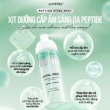  Xịt Dưỡng Cấp Ẩm Sáng Da Peptide soHERBs 100ml Hỗ Trợ Cải Thiện Tình Trạng Khô Da, Cấp Ẩm Cho Da, Giúp Làm Dịu Và Phục Hồi Da Skincare Chăm Sóc Da 