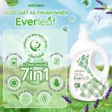  [MUA 1 TẶNG 1] Nước Giặt Xả Thuần Nhiên Everleaf Hương Hoa Thảo Mộc Cô Đặc 2L - Tặng Nước Giặt Đồ Lót Làm Sạch 