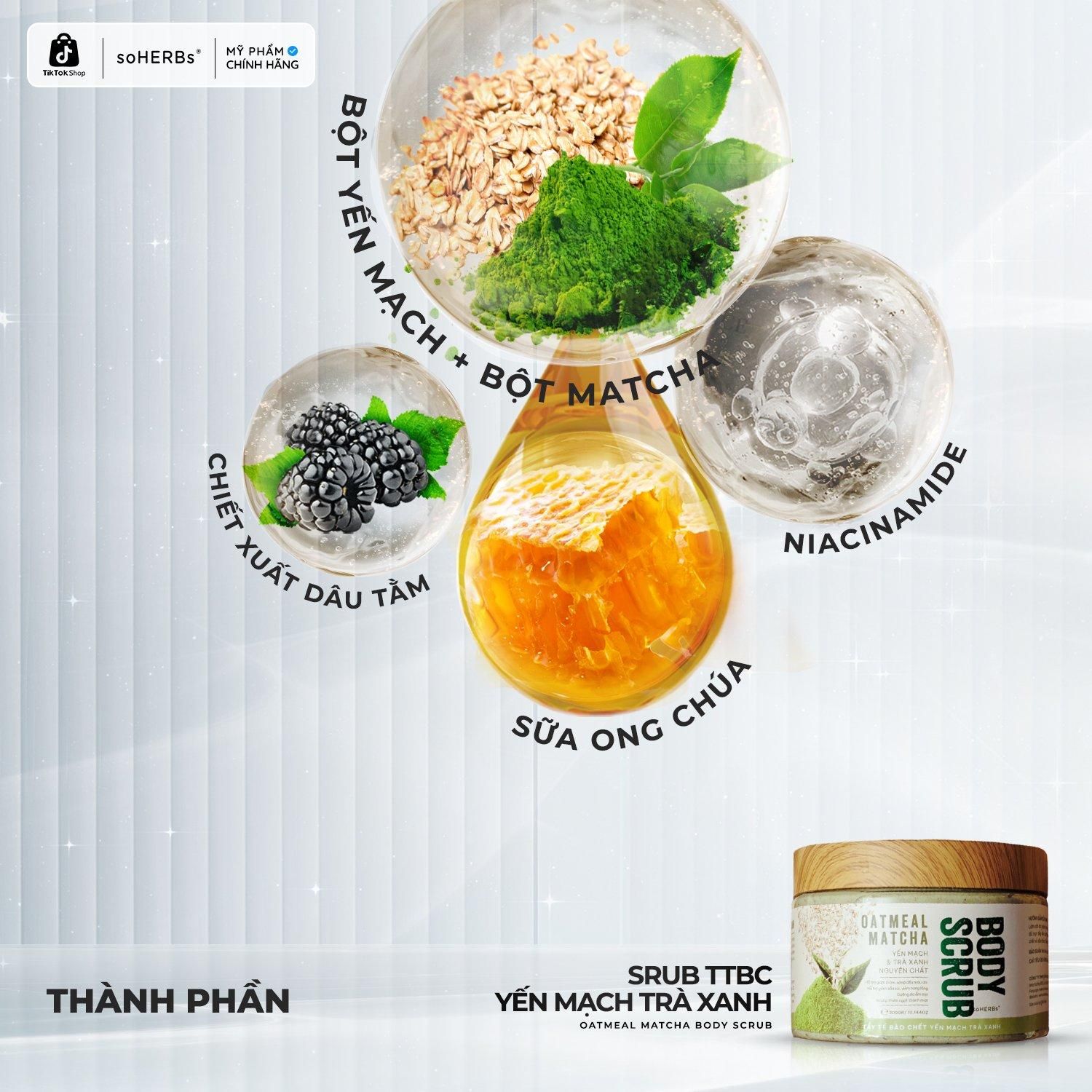  Scrub Tẩy Tế Bào Chết Body Cà Phê Sữa +Scrub Yến Mạch Trà Xanh 300gr Hỗ Trợ Làm Sạch Da [Kèm Quà Tặng] - Dưỡng Da Body 