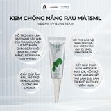  soHERBs - Kem Chống Nắng Vegan Size S (Nhỏ) - Tặng 1 Gói Sữa Rửa Mặt Khổ Qua Kem dưỡng da SPF 50 