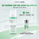  Xịt Dưỡng Cấp Ẩm Sáng Da Peptide soHERBs 100ml Hỗ Trợ Cải Thiện Tình Trạng Khô Da, Cấp Ẩm Cho Da, Giúp Làm Dịu Và Phục Hồi Da Skincare Chăm Sóc Da 