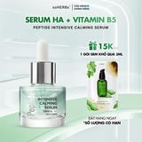  Tinh Chất Dưỡng HA Peptide Intensive Calming 20ml Hỗ Trợ Phục Hồi Cấp Ẩm Làm Dịu Da Giúp Làm Mềm Sáng Da Tặng 1 Gói SRM Khổ Qua 3ml 