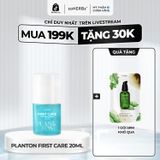  Serum PLANKTON FIRST CARE Anti-Aging Hỗ Trợ Dưỡng Da 20ml/50ml - Tặng Sữa Rửa Mặt Khổ Qua Nữ Skincare 