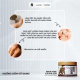  Scrub Tẩy Tế Bào Chết Body Cà Phê Sữa +Scrub Yến Mạch Trà Xanh 300gr Hỗ Trợ Làm Sạch Da [Kèm Quà Tặng] - Dưỡng Da Body 
