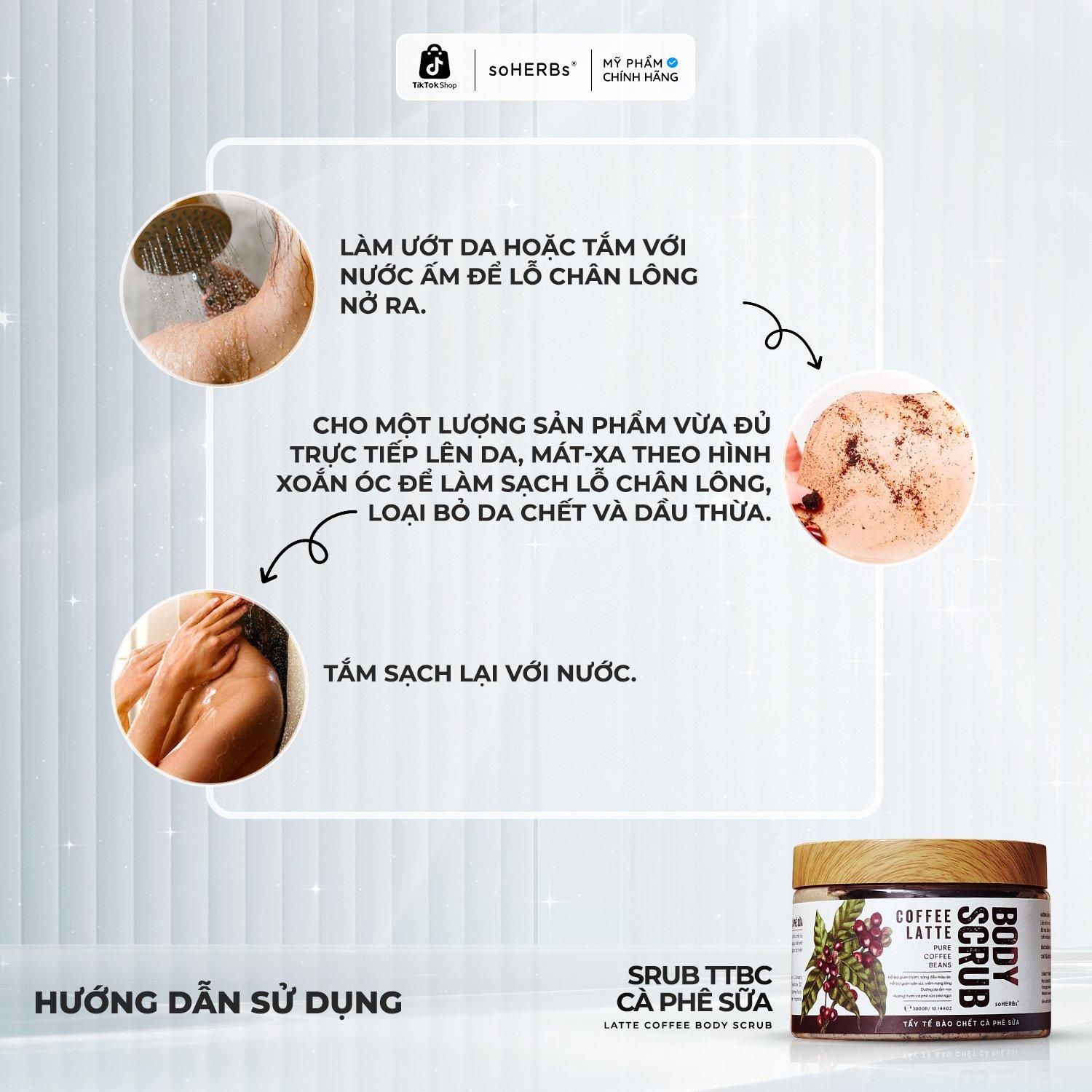  Scrub Tẩy Tế Bào Chết Body Cà Phê Sữa +Scrub Yến Mạch Trà Xanh 300gr Hỗ Trợ Làm Sạch Da [Kèm Quà Tặng] - Dưỡng Da Body 