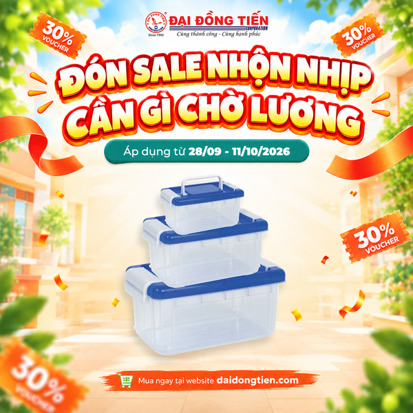 [FLASH SALE] Bộ Hộp 2 Quai 