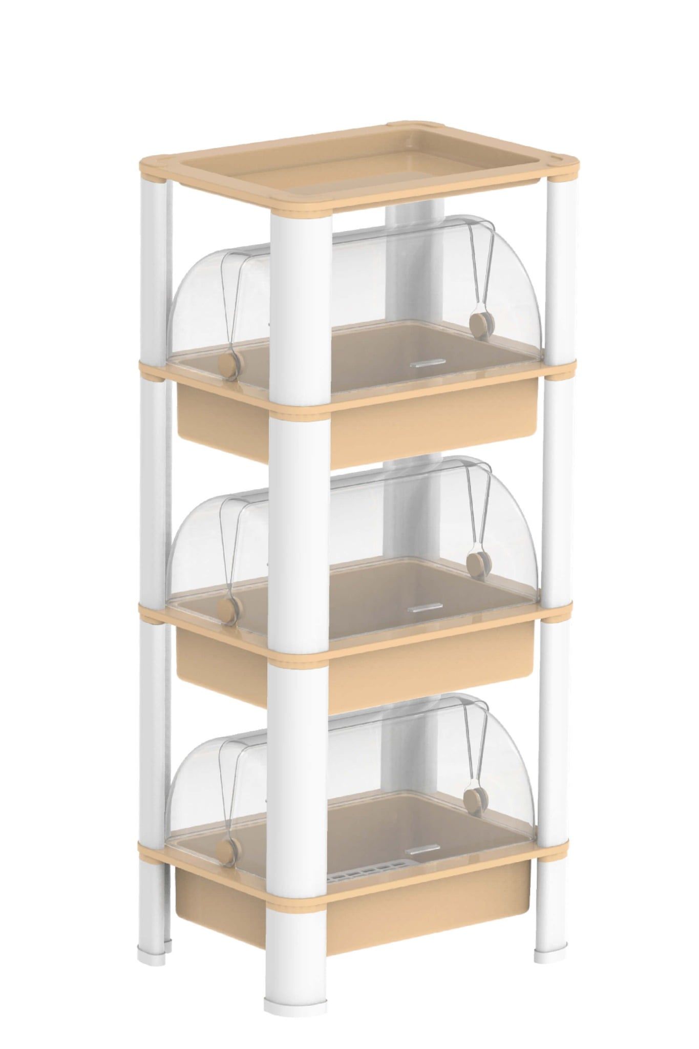  Kệ chén nắp Sunny (4 tầng) N1624 
