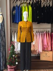 Bộ nâu vàng nút ngọc