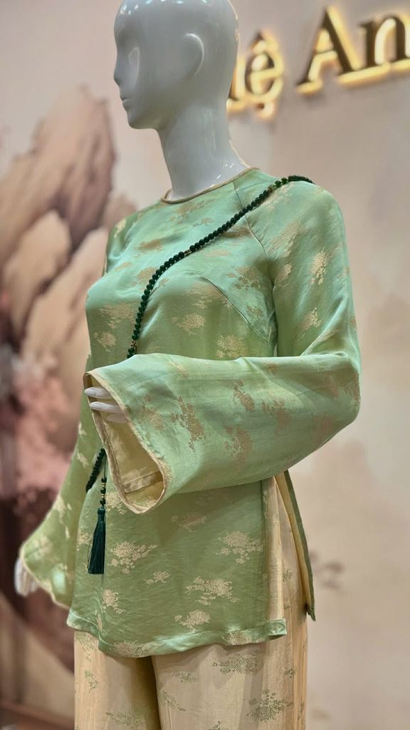 Bộ Pháp Phục Xanh Ánh Kim