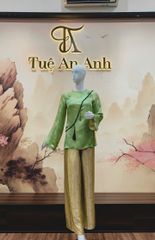 Bộ Pháp Phục Xanh Ánh Kim
