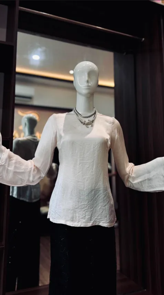 PP trắng ngà ren