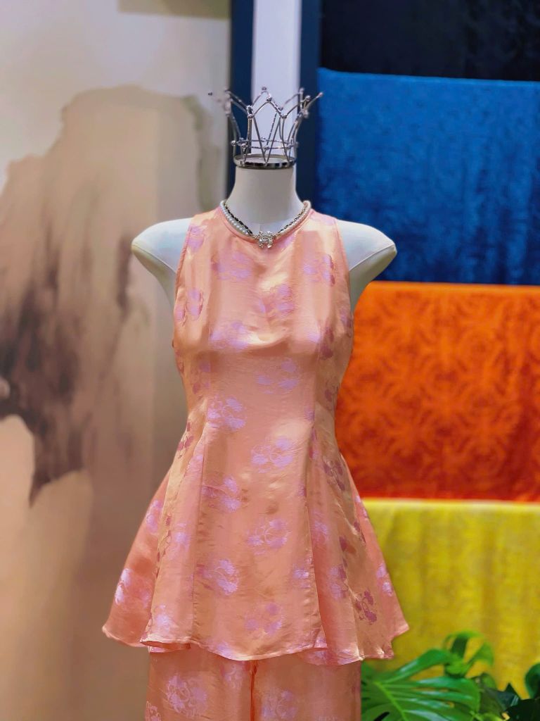 Bộ sát nách hồng cam