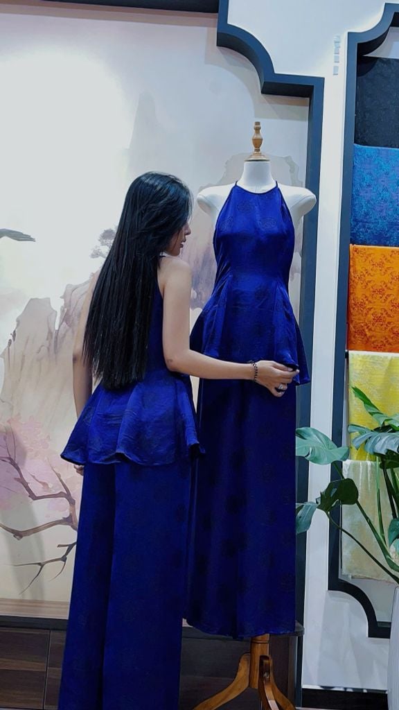 Bộ sát nách xanh dương đậm
