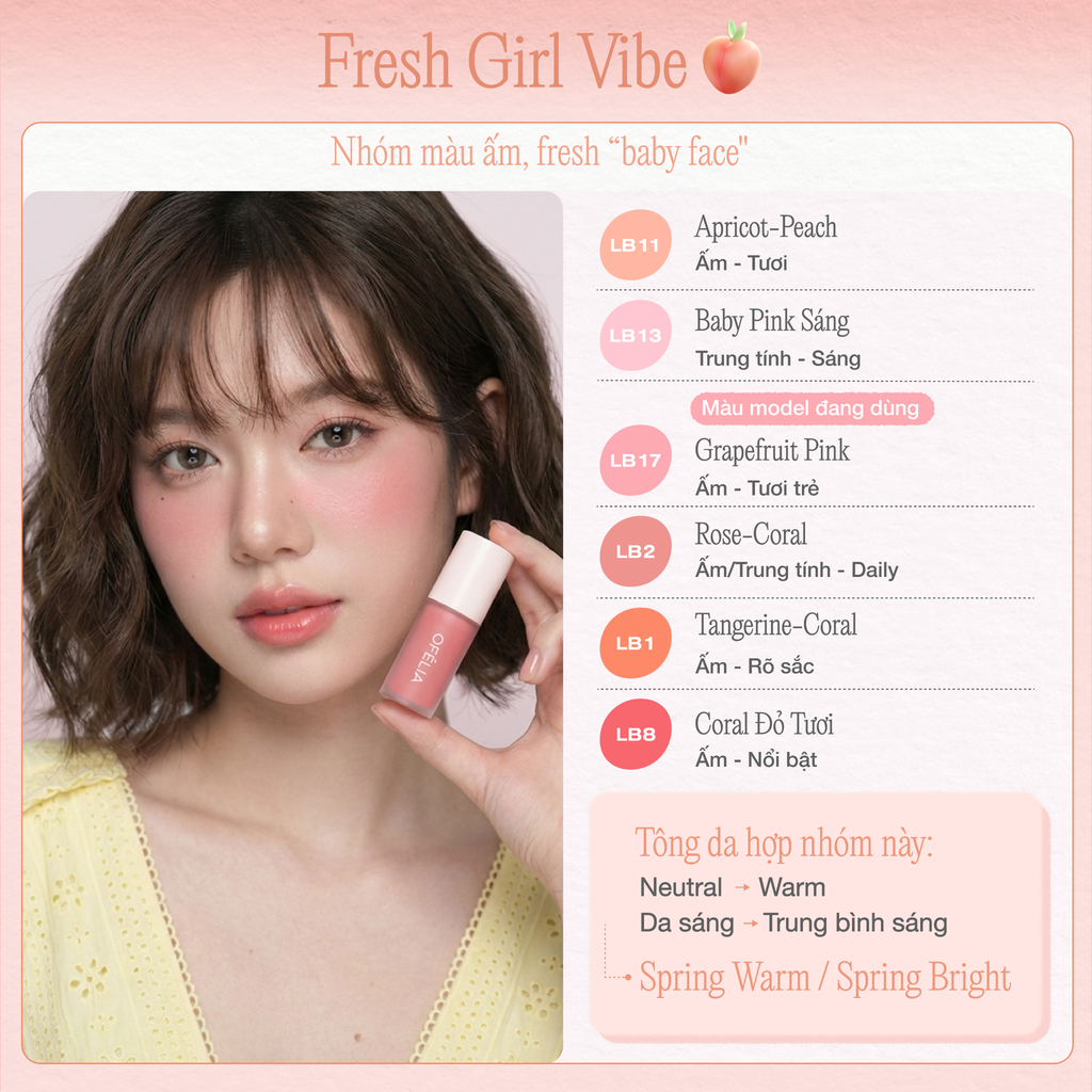 Lolli Liquid Blush LB2 ROSIE - [Deal Tri Ân KH]