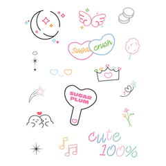 Tatoo Stickers SUGARPLUM - Hình xăm dán tạm thời