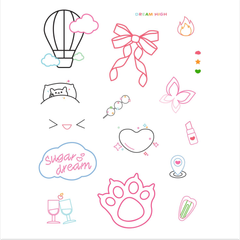 Tatoo Stickers SUGARPLUM - Hình xăm dán tạm thời