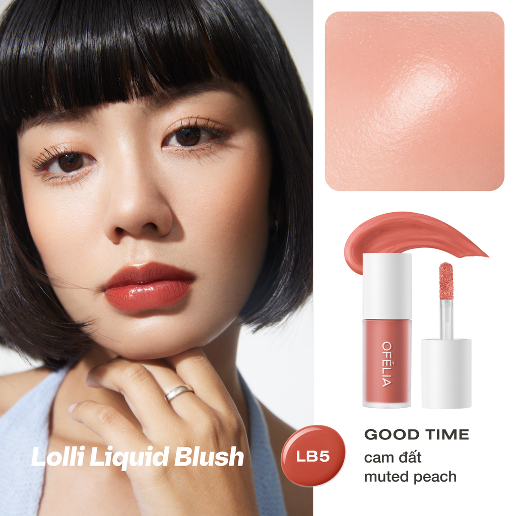 Má hồng kem Lolli Liquid Blush - [Deal Tri Ân KH]
