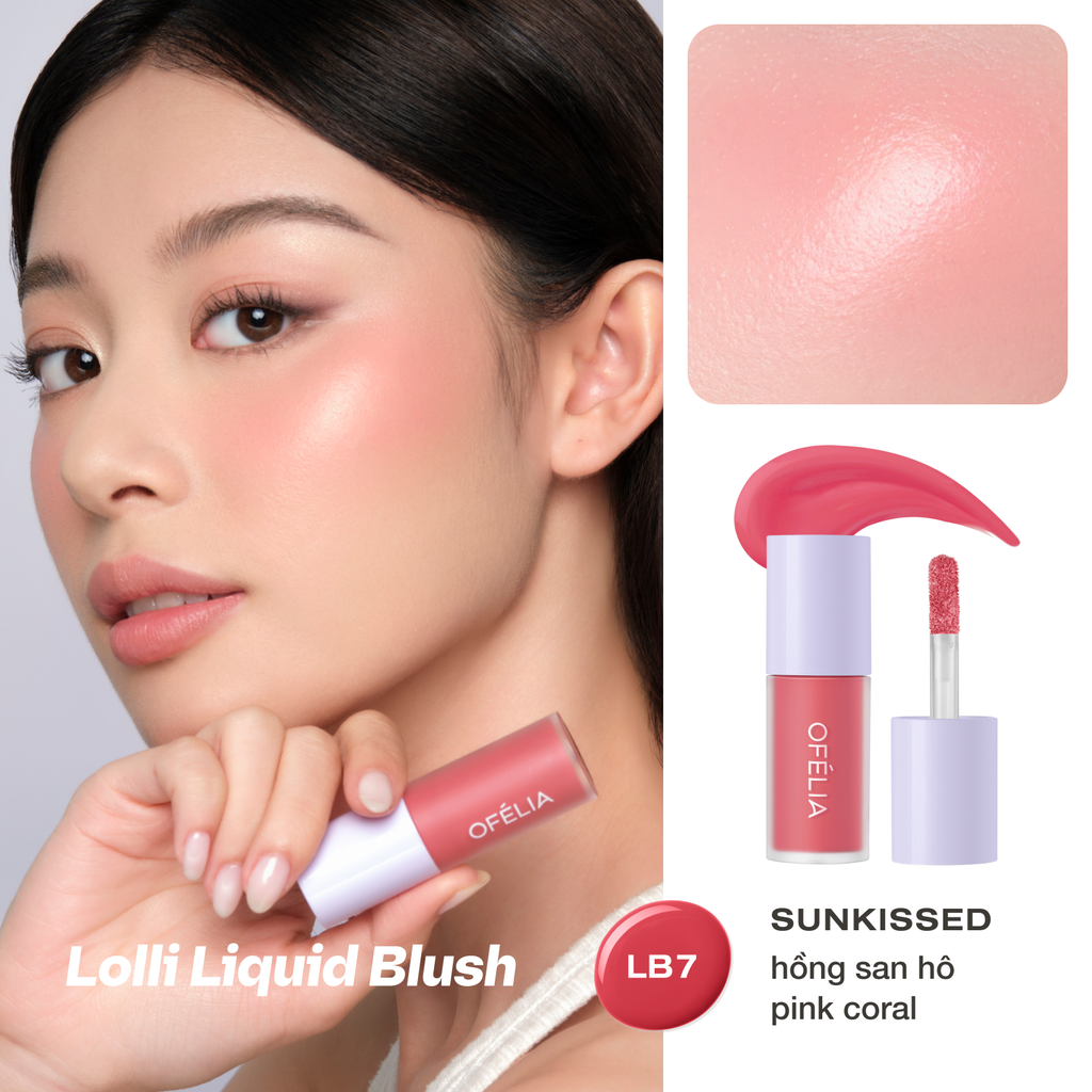 Má hồng kem Lolli Liquid Blush - [Deal Tri Ân KH]