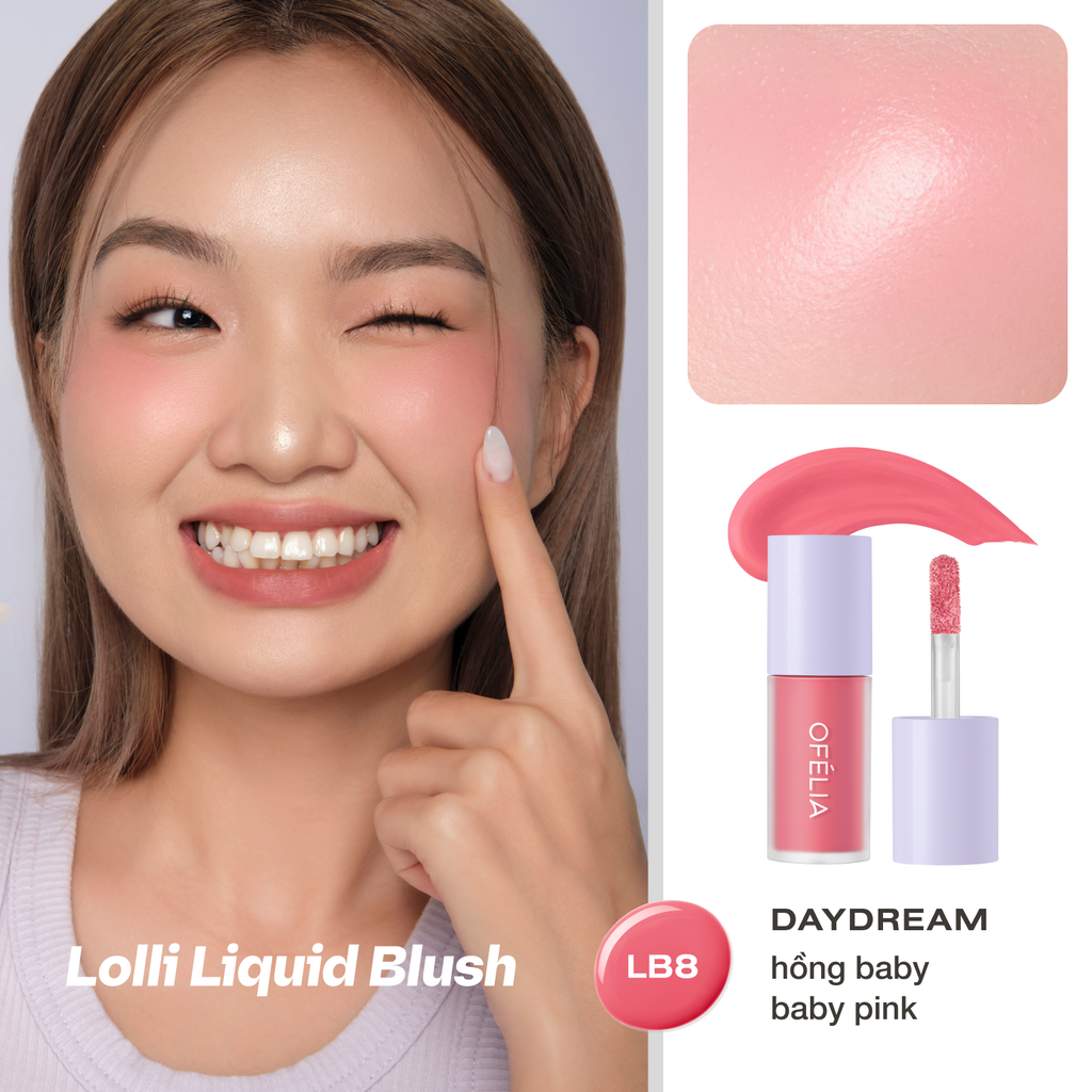 Má hồng kem Lolli Liquid Blush - [Deal Tri Ân KH]