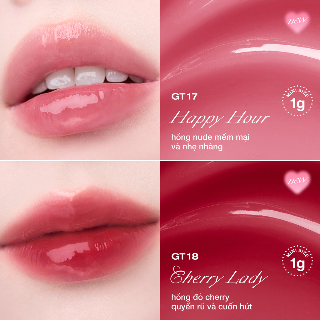 Son tint bóng Lolli Glow Tint (Mini Size 1g) - [Deal Tri Ân KH]