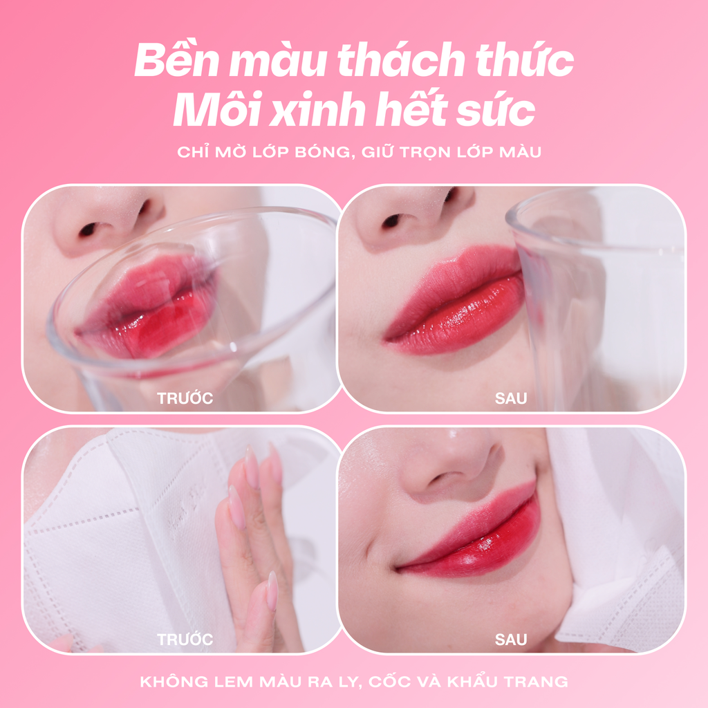 Son tint bóng Lolli Glow Tint (Mini Size 1g) - [Deal Tri Ân KH]