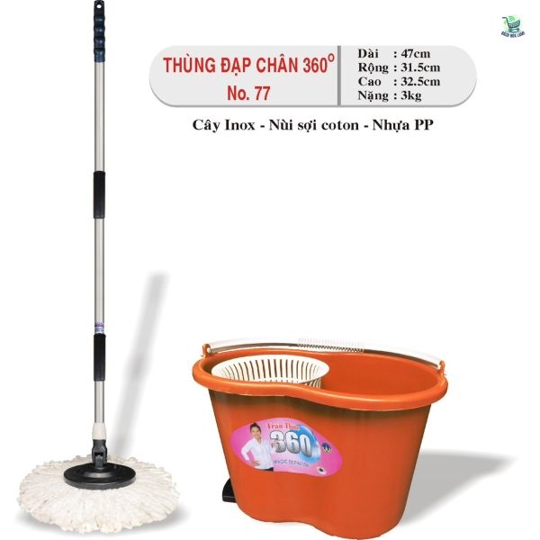  Thùng đạp chân 360 