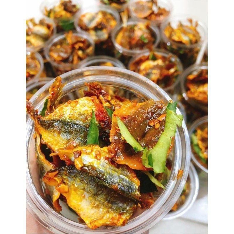  Cá chỉ vàng sốt lá chanh Nutstalk hũ 300g 