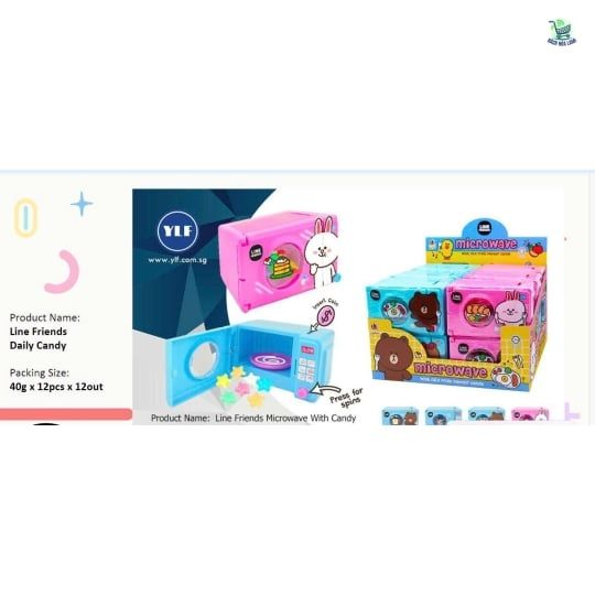  Kẹo Hương Trái Cây Hỗn Hợp Lò Vi Sóng Line Friends 