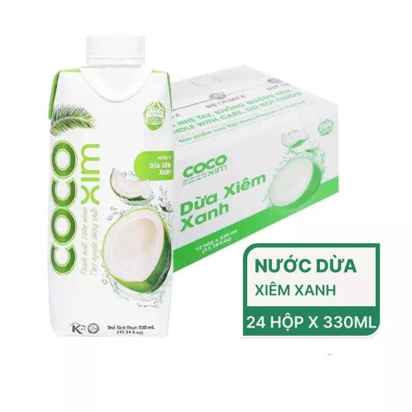  Nước dừa xiêm 330ml*12 hộp 