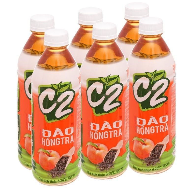  Hồng trà đào C2 455ml 