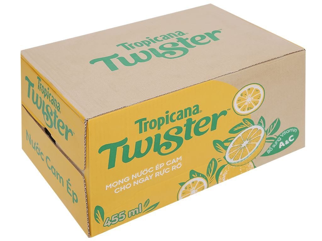  Cam Ép Twister 450ml x 24 chai 