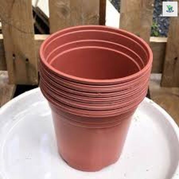  Chậu hoa Ø120 x 106 PP Nâu 
