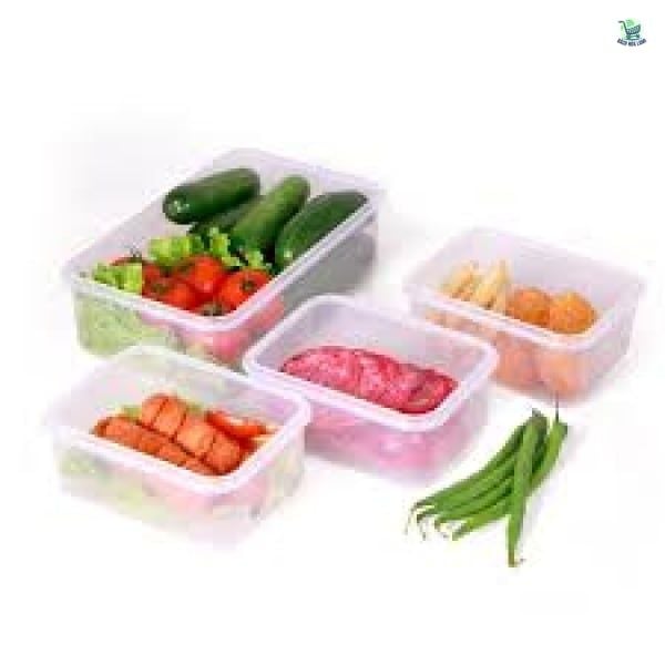  Hộp 37 OZ PP Trong - 1100ml đồng bộ nắp TTK-708 