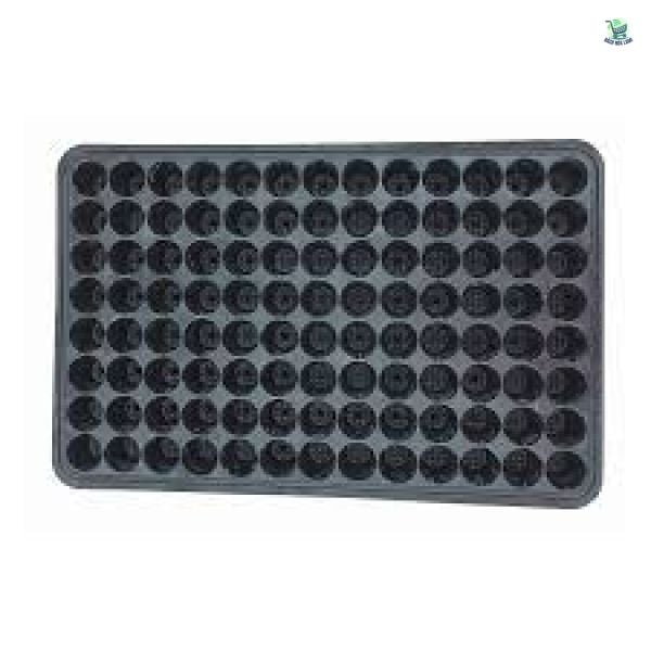  Khay ươm 104 lỗ PP Đen (Đục lỗ to) 