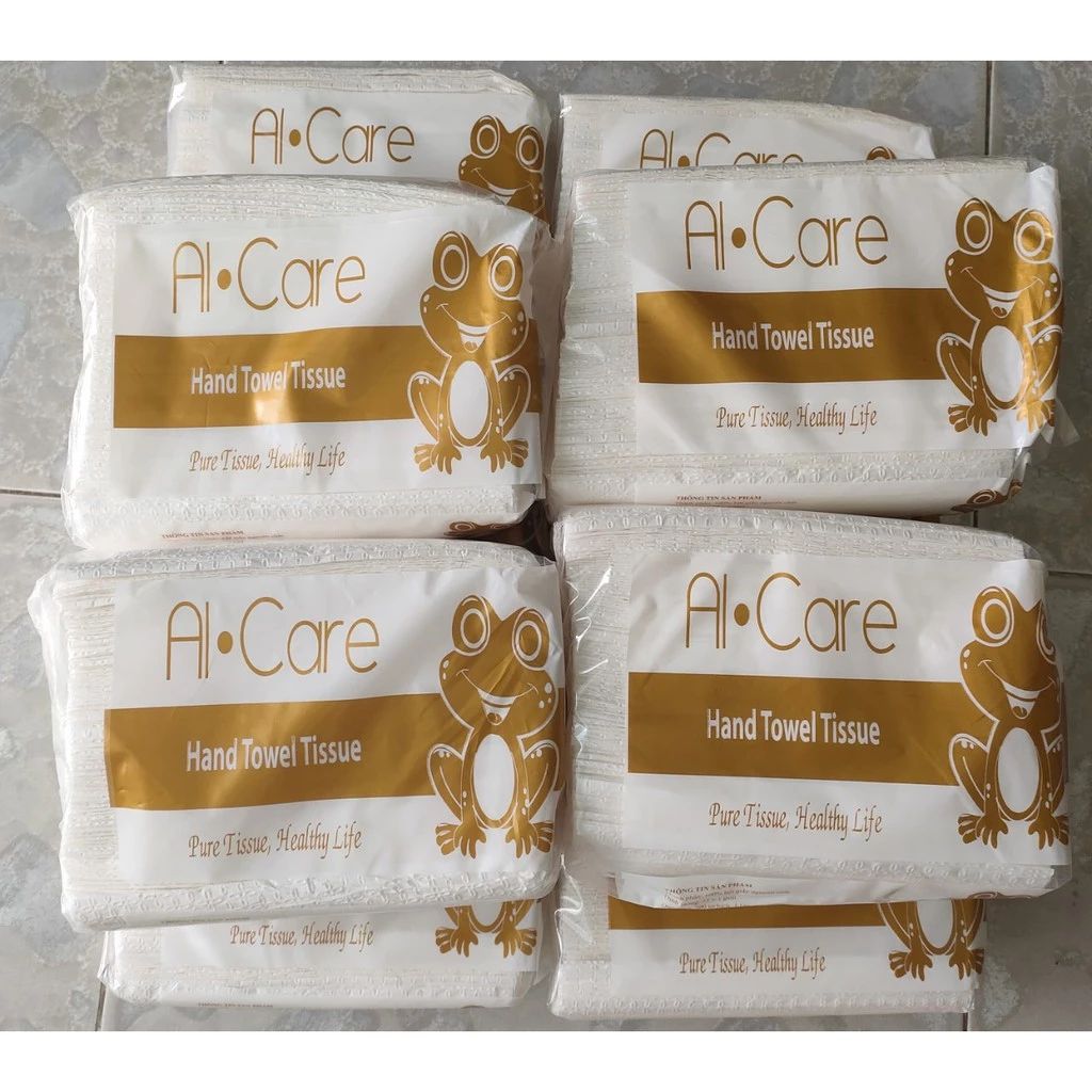  Giấy lau tay 20x20cm 100 tờ Al care 
