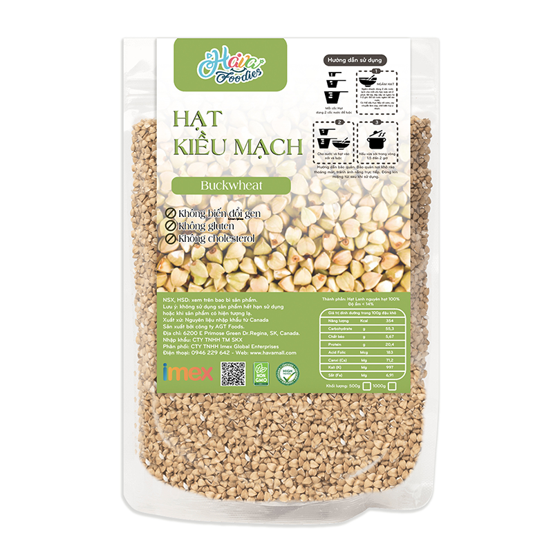 Hạt kiều mạch Nutstalk túi 500g 