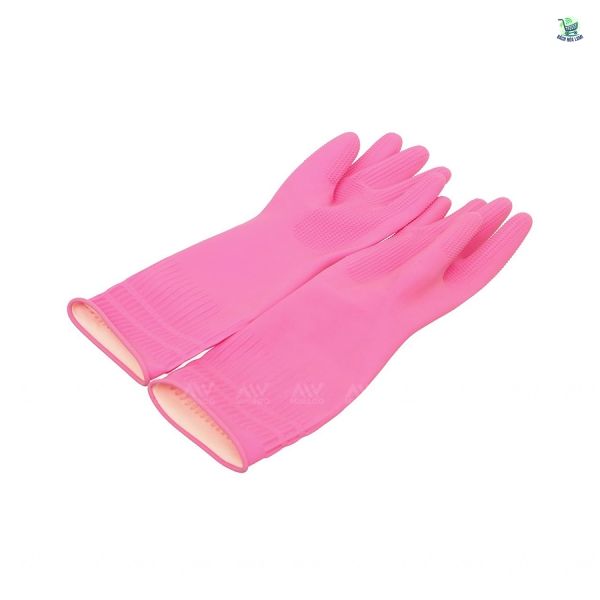  Găng tay cao su nếp nhăn 35cm-MS 