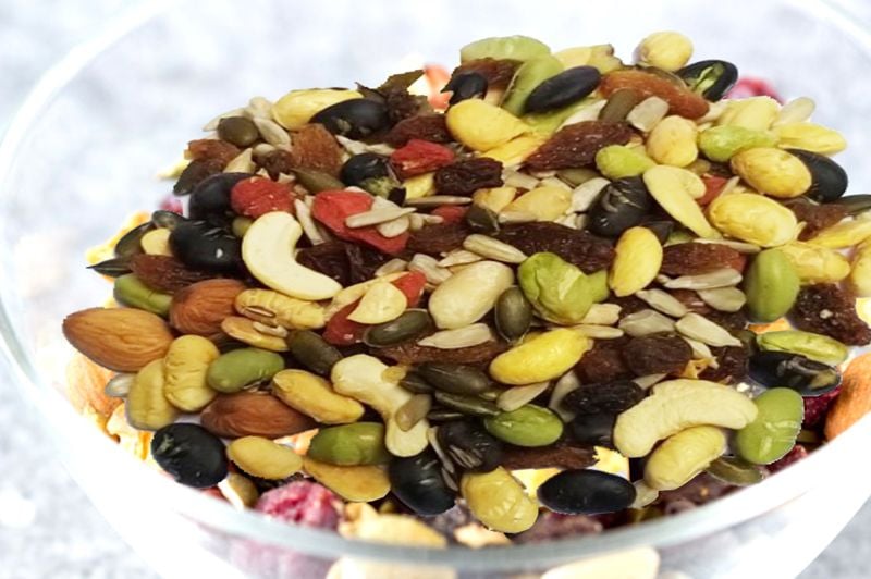  Hạt đậu khô mix các loại Nutstalk -Túi 500g 