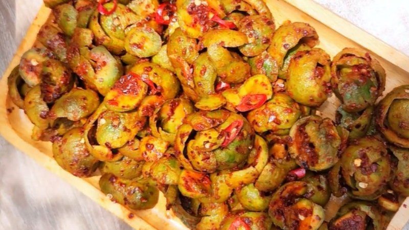  Sấu non muối ớt 