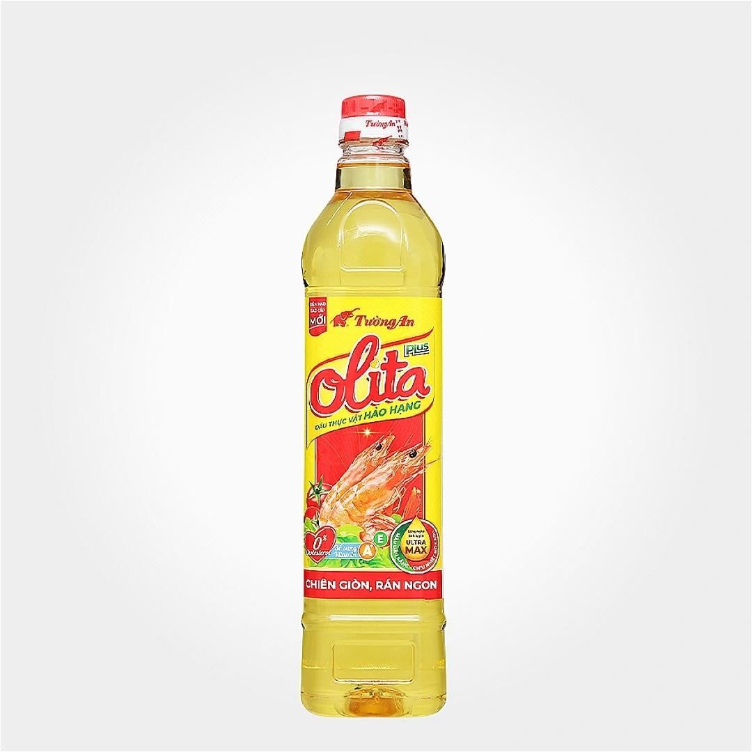  Dầu Đậu Nành Olita 1 Lít Nấu Ăn Thơm Ngon, Tốt Cho Tim Mạch 