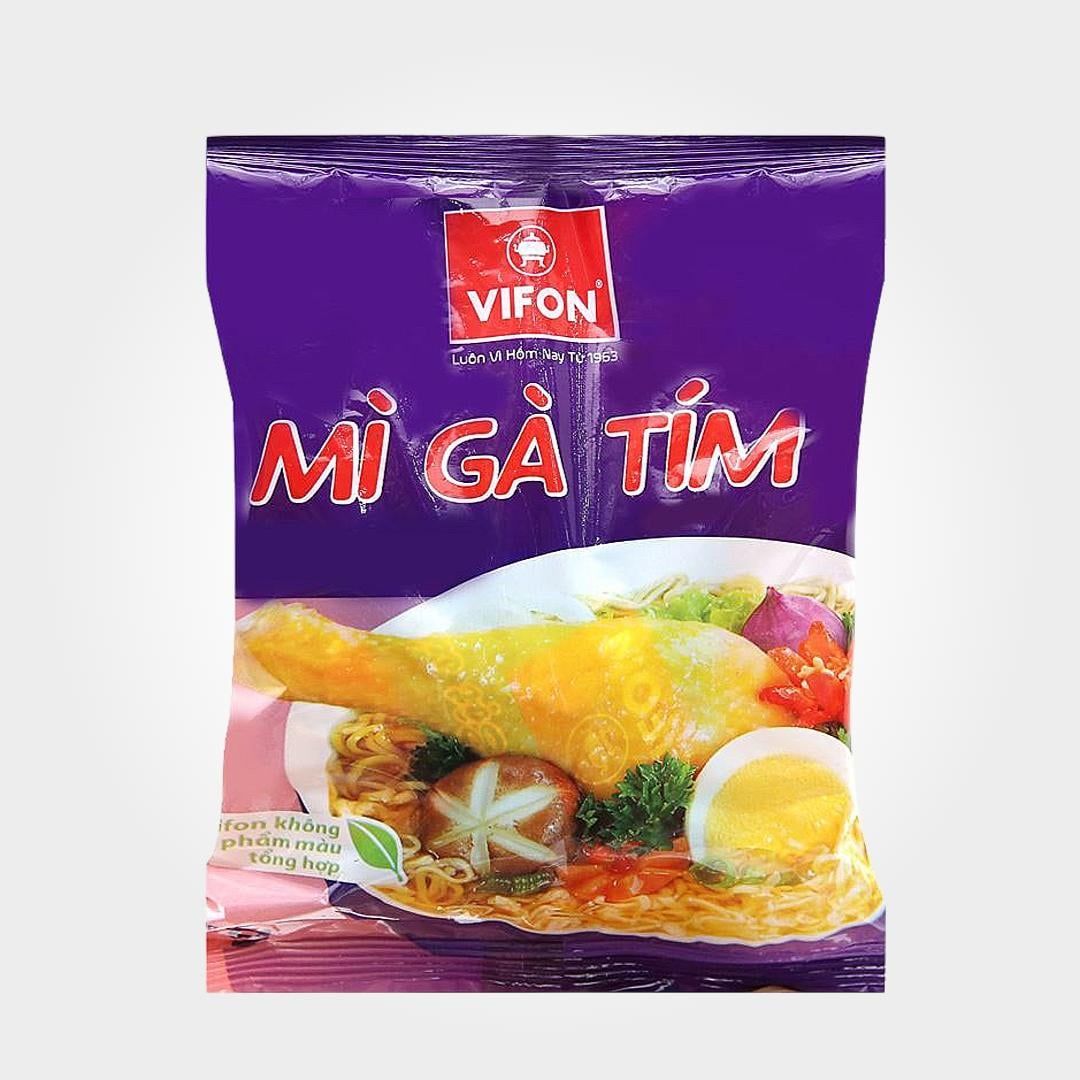  Thùng Mì Gà Tím Vifon 75g Ăn Liền Tiện Dụng Thơm Ngon 