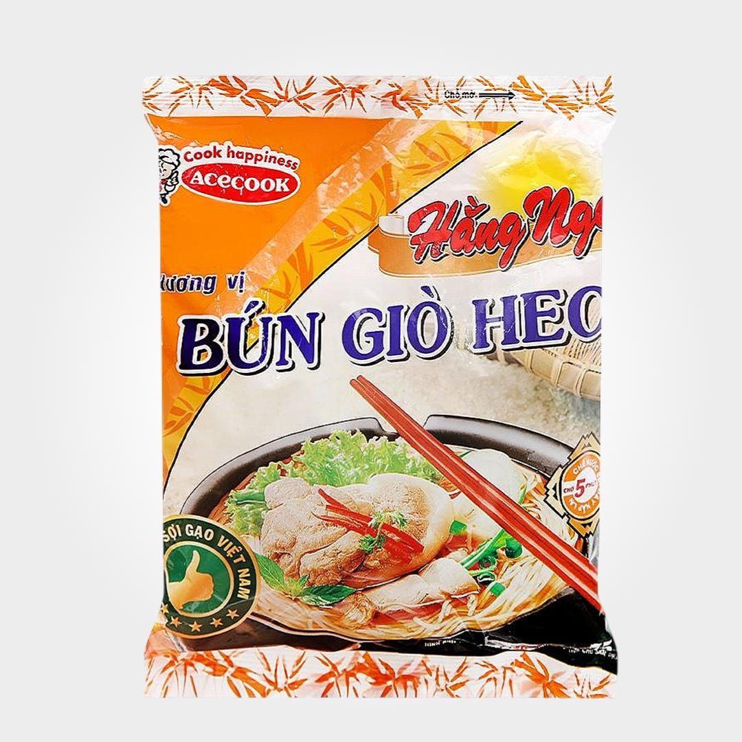  Thùng 30 Gói Bún Hằng Nga Giò Heo Bún Bò Huế 75g Ăn Liền 