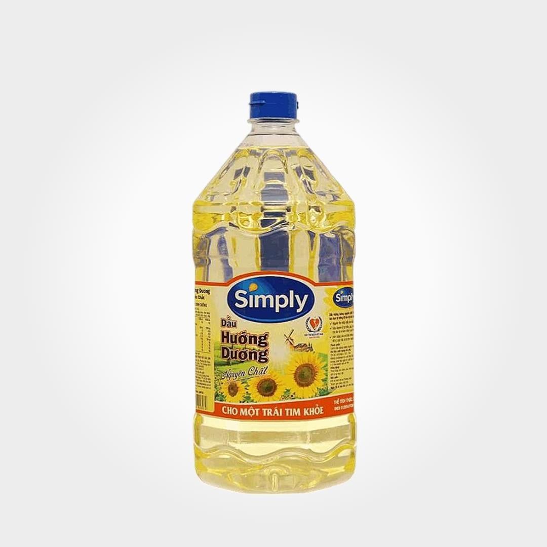  Dầu Hướng Dương Simply 2L Nguyên Chất Dùng Cho Gia Đình 