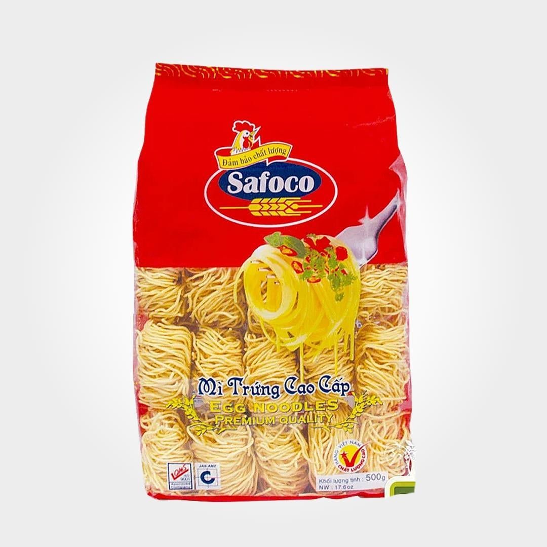  Mì Trứng Safoco 500g Sợi Dai Thơm Ngon Dùng Hàng Ngày 
