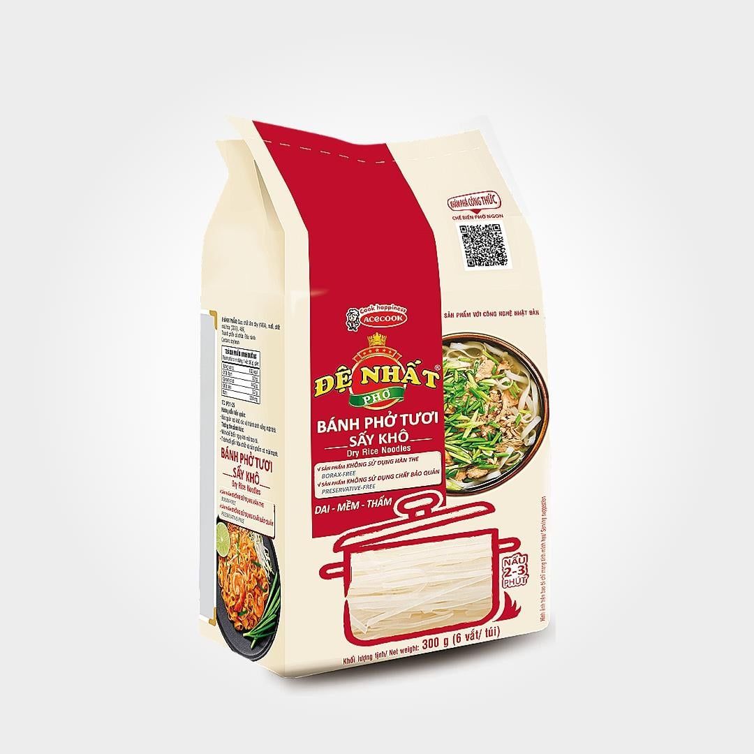  Bánh Phở Tươi Đệ Nhất 300g Sợi To Dai Ngon Dùng Hàng Ngày 