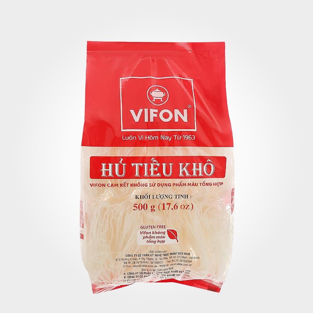  Hủ Tiếu Khô VIFON 500g Sợi Nhỏ Dai Ngon Dùng Hàng Ngày 