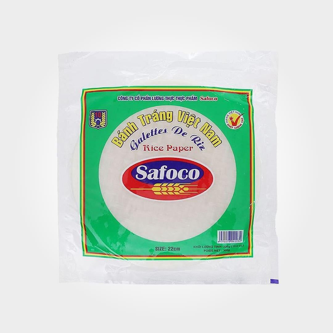  Bánh Tráng Safoco 22cm 300g Dẻo Dai Cuốn Chả Giò Ngon 