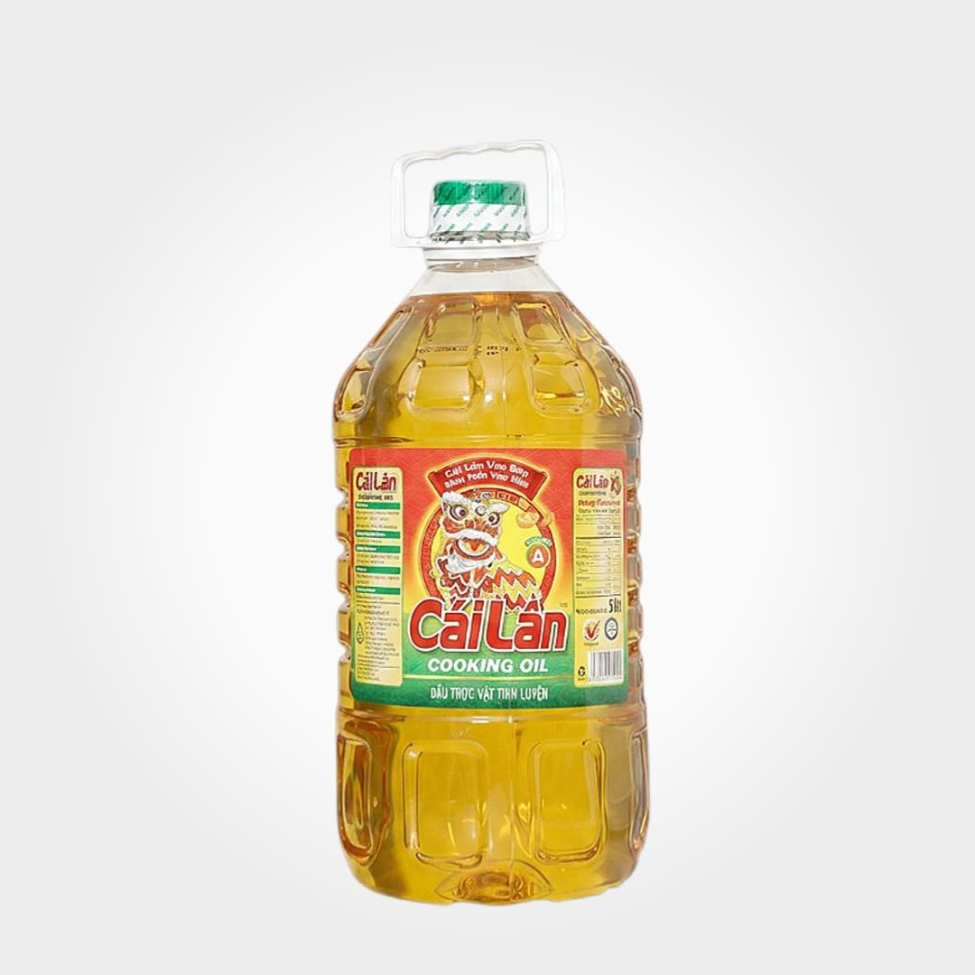  Dầu Thực Vật Cái Lân Can 5 Lít Dầu Ăn Dùng Gia Đình 