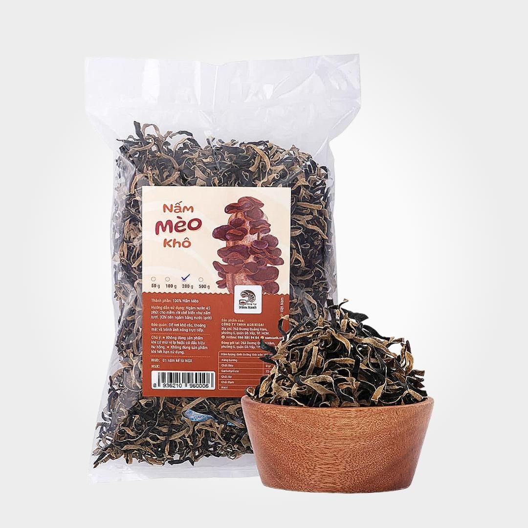  Nấm Mèo Nguyên Tai 1kg Loại 1 Giòn Ngon Dùng Hàng Ngày 