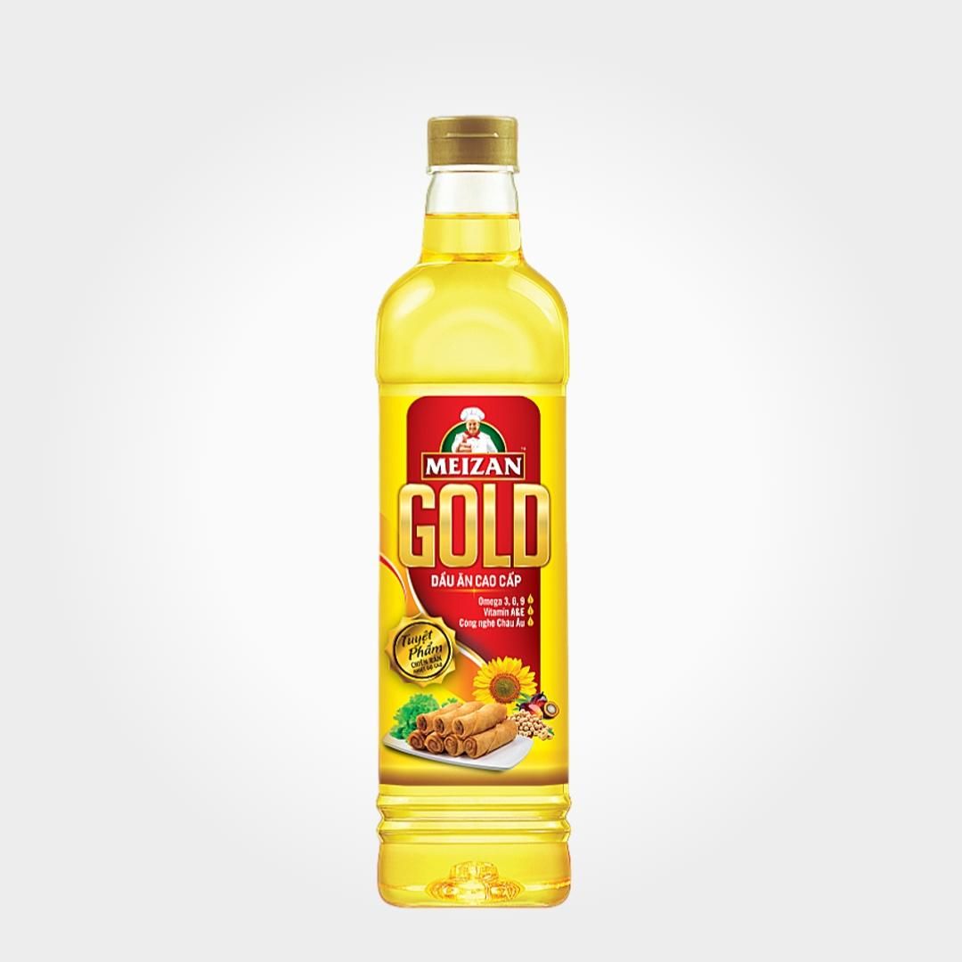  Dầu Ăn Meizan Gold 1 Lít Dầu Thực Vật Chiên Xào Gia Đình 